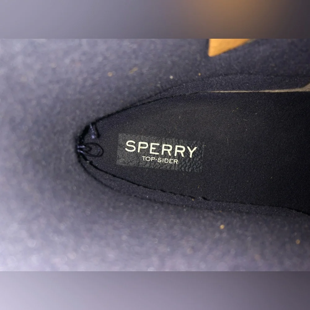 Sperry Saltwater Rope Embossed Duck Boots Size 9 - Picture 10 of 11